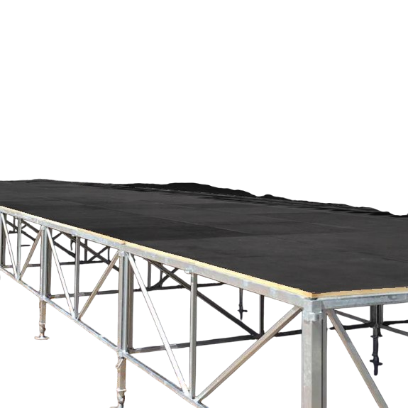 Stacco – Scène modulaire 2,44 x 2,44 m (hauteur 0,80 à 1,50 m)